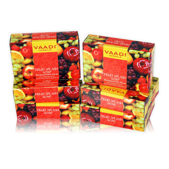Vaadi Herbals Fruit Splash Soap - Refreshing Citrus Cleanse