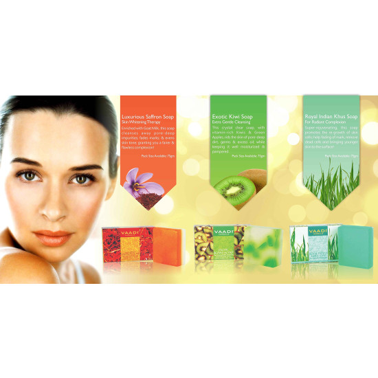 Vaadi Herbals Fruit Splash Soap - Refreshing Citrus Cleanse