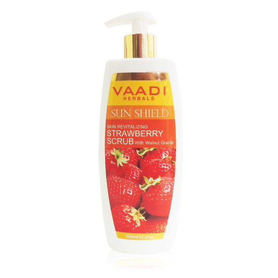 Vaadi Herbals Strawberry Scrub Lotion - Exfoliation & Radiance