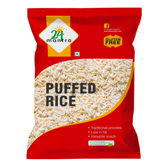 24 Mantra Organic Puffed Rice - Naturally Gluten-Free & Chemical-Free