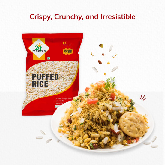24 Mantra Organic Puffed Rice - Naturally Gluten-Free & Chemical-Free