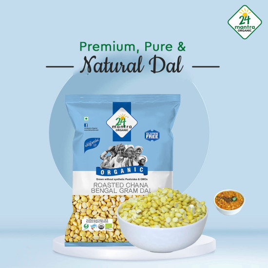 24 Mantra Organic Chana Dal - 100% Organic & Chemical Free