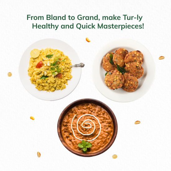 24 Mantra Organic Toor Dal 1Kg - 100% Organic Unpolished Dal