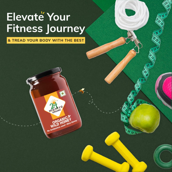 24 Mantra Organic Wild Honey - 250gms | Chemical Free & Sugar Free