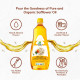24 Mantra Organic Unrefined Safflower Oil - 1 L | 100% Organic & Chemical Free
