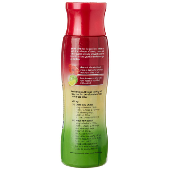Dabur Vatika Enriched Coconut Hair Oil with Hibiscus - For Thicker, Stronger Hair