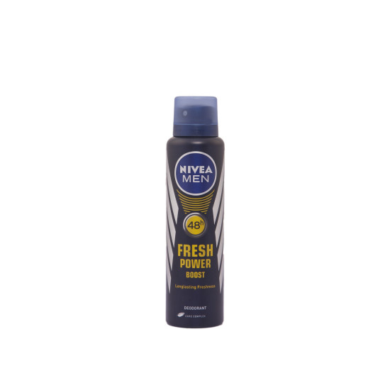 NIVEA Men Fresh Power Boost Deodorant - Citrus Scent & Long-lasting Freshness
