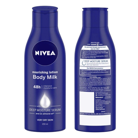 Nivea Nourishing Lotion Body Milk - 48H Moisturization
