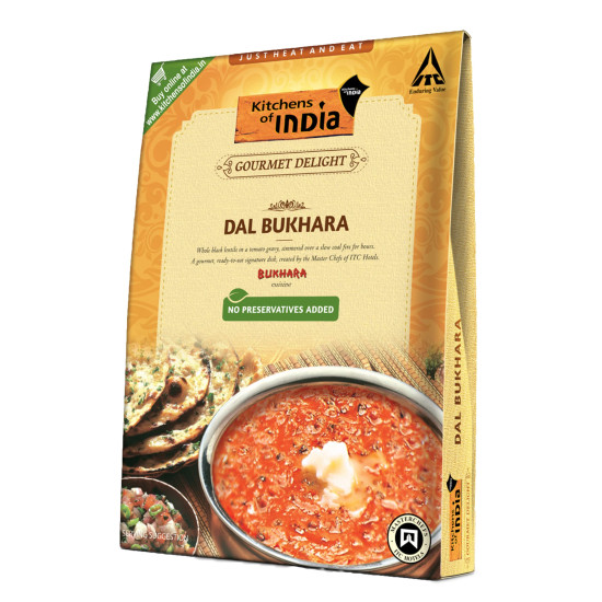 Kitchens of India Ready to Eat Gravy - Dal Bukhara, 285g - Authentic Indian Flavor