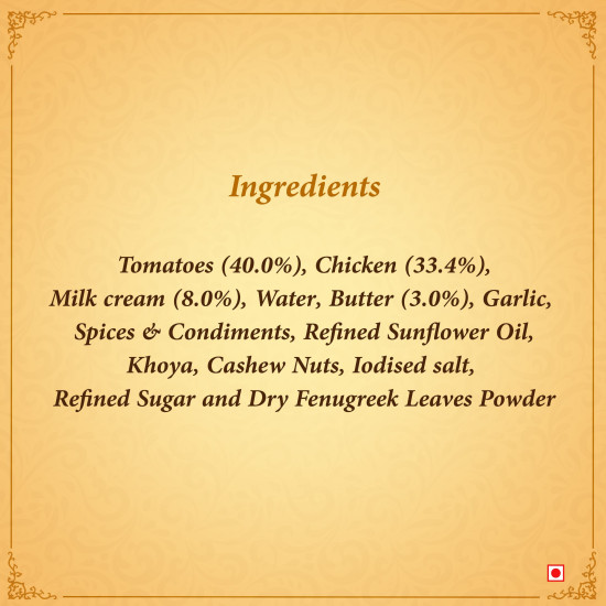 Kitchens of India Chicken Darbari - Authentic Gharana Cuisine