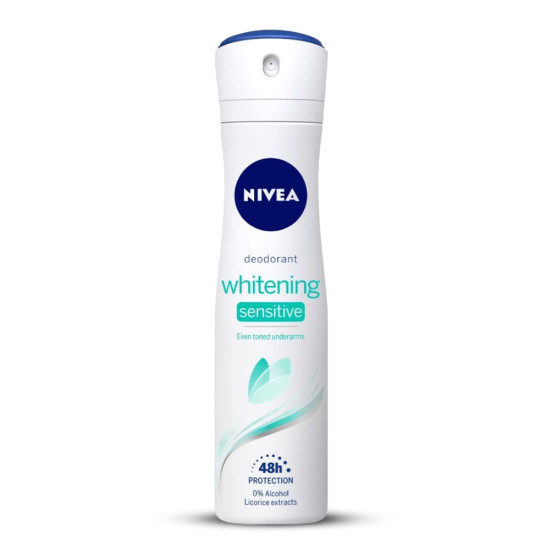 NIVEA Women Deodorant, Whitening Sensitive - 48h Protection