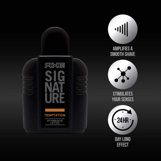 Axe Dark Temptation After Shave Lotion - Irresistible Chocolate Scent
