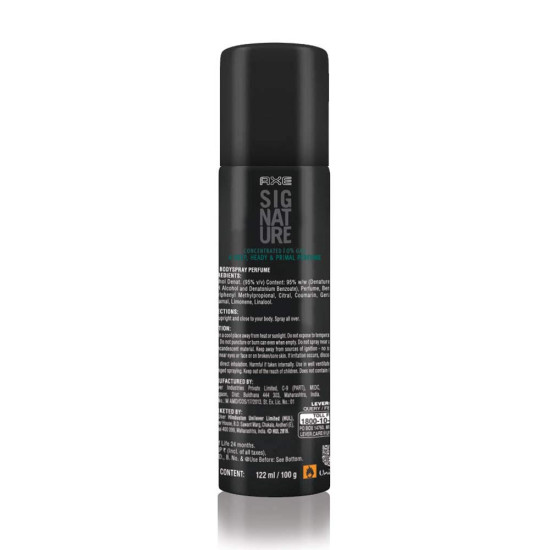 Axe Signature Rogue Body Perfume, 122ml - Long-lasting Fresh Scent