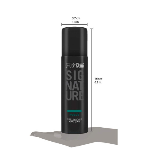 Axe Signature Rogue Body Perfume, 122ml - Long-lasting Fresh Scent