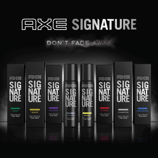 Axe Signature Rogue Body Perfume, 122ml - Long-lasting Fresh Scent