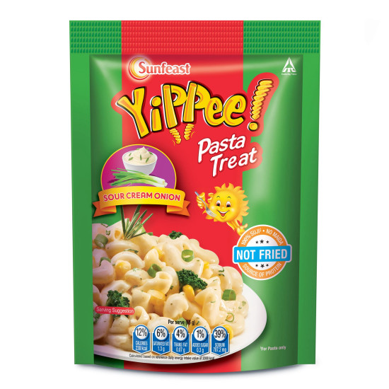 Sunfeast YiPPee! Pasta Treat - Cheesy and Soft Suji, Rawa Pasta