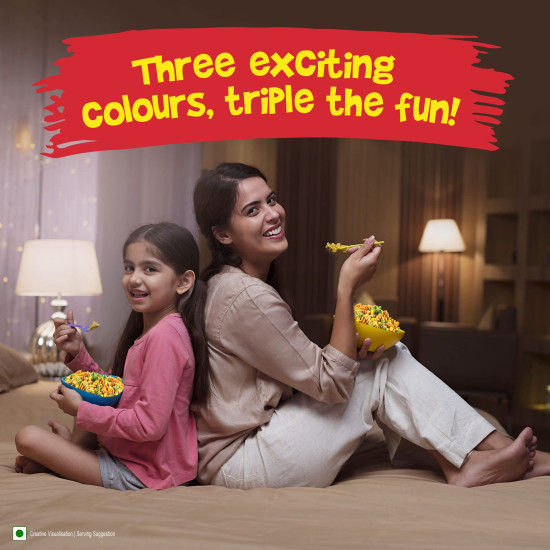 Sunfeast YiPPee! Tricolor Pasta - Soft and Tasty Suji, Rawa Pasta