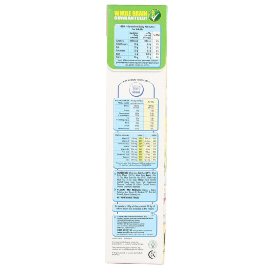 Nestle Cheerios White, 375g - Deliciously Crunchy with Whole Grains