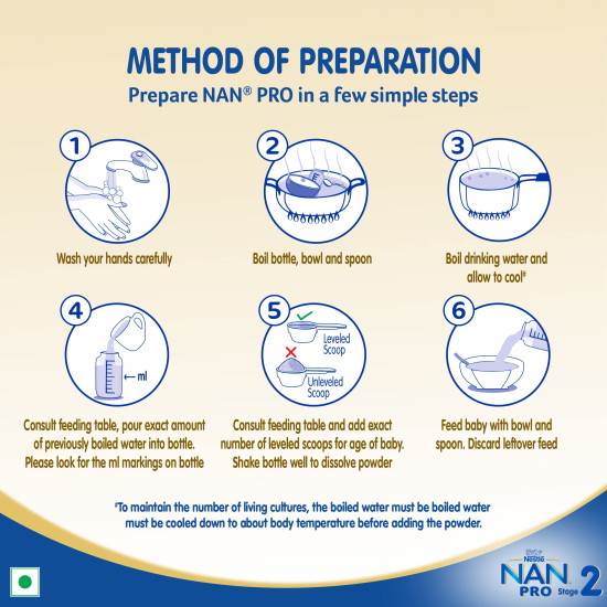Nestle NAN PRO 2 Follow-up Formula Powder - Essential Nutrition for Infants