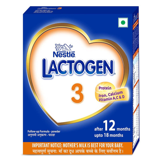 Nestle Lactogen Follow-Up Formula Powder, Stage 3 - Essential Nutrition for Infants