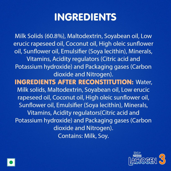 Nestle Lactogen Follow-Up Formula Powder, Stage 3 - Essential Nutrition for Infants