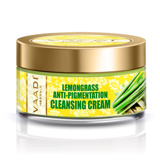 Vaadi Herbals Lemongrass Anti Pigmentation Cleansing Cream - Radiant Skincare Solution