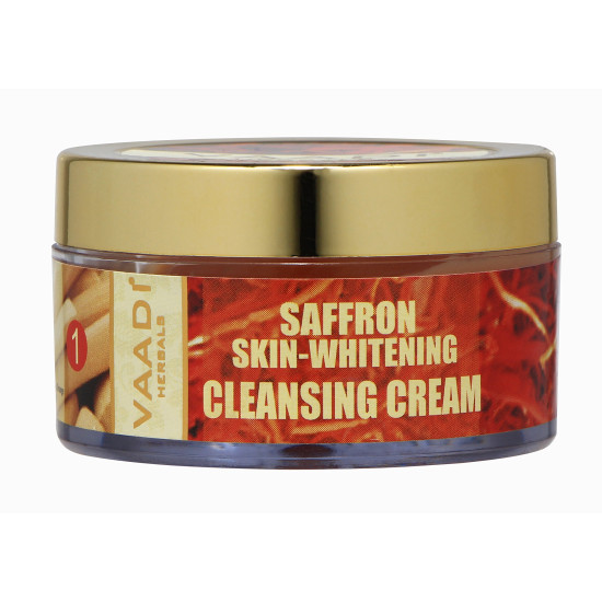 Vaadi Herbals Saffron Skin Whitening Cleansing Cream - Radiant Glow