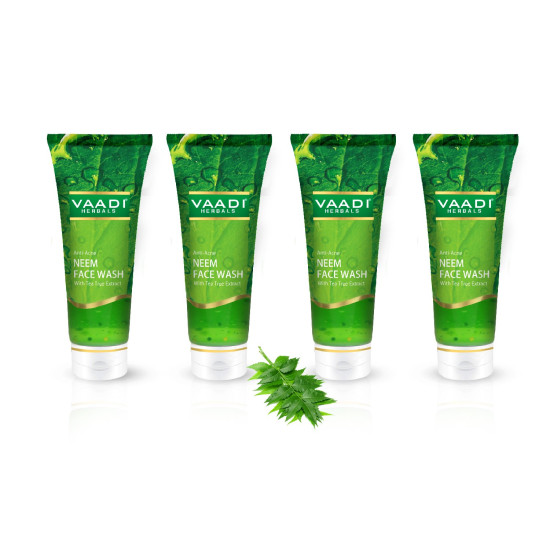 Vaadi Herbals Anti Acne Neem Face Wash - Tea Tree Extract Formula