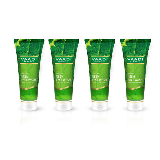 Vaadi Herbals Anti Acne Neem Face Wash - Tea Tree Extract Formula