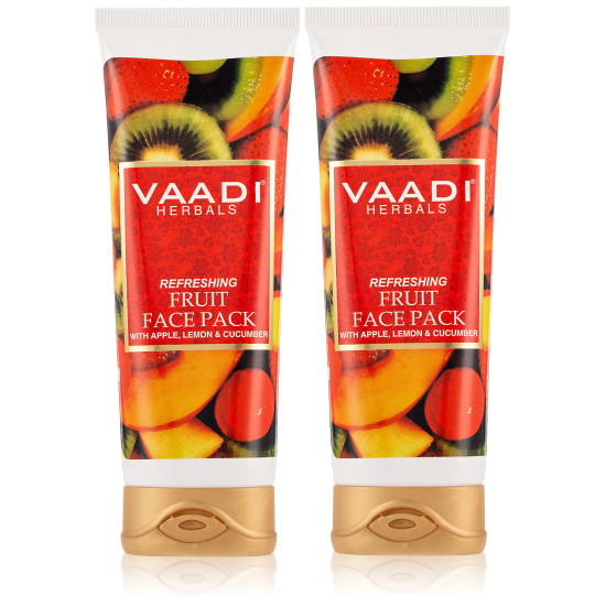 Vaadi Herbals Refreshing Fruit Pack - Apple, Lemon & Cucumber
