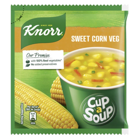 Knorr Instant Sweet Corn Cup A Soup - Quick & Delicious
