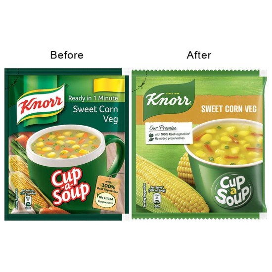 Knorr Instant Sweet Corn Cup A Soup - Quick & Delicious