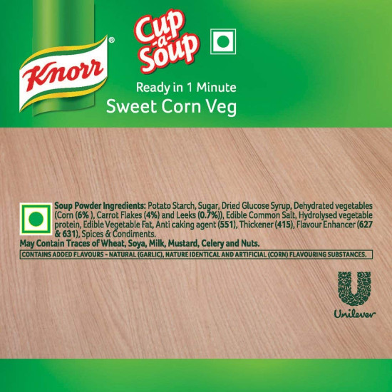 Knorr Instant Sweet Corn Cup A Soup - Quick & Delicious