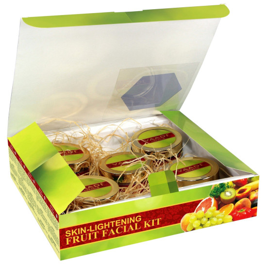 Vaadi Herbals Skin Lightening Fruit Facial Kit - Natural Brightening Formula