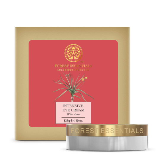 Forest Essentials Intensive Eye Cream with Anise - Reduces Fine Lines & Dark Circles