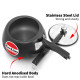Hawkins 3.5 Litre Contura Black Pressure Cooker - Hard Anodised Inner Lid Cooker