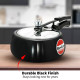 Hawkins 3.5 Litre Contura Black Pressure Cooker - Hard Anodised Inner Lid Cooker