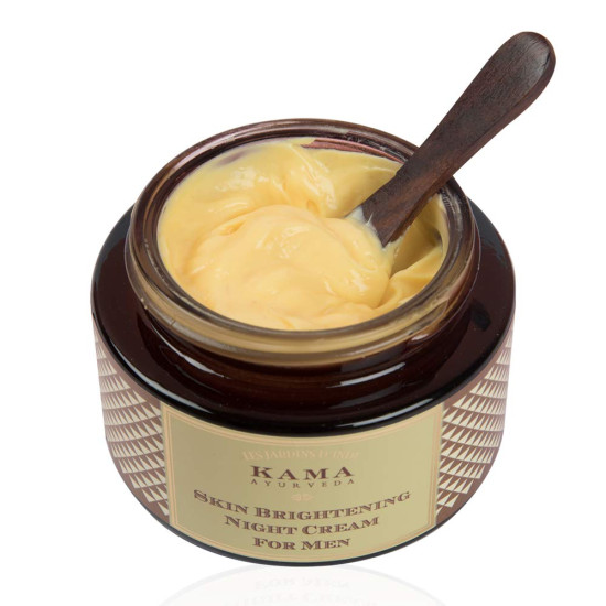 Kama Ayurveda Brightening & Smoothening Night Cream For Men - Anti-Aging Formula