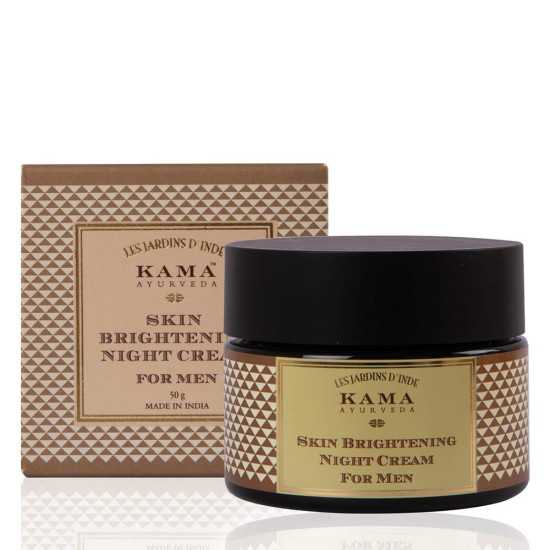Kama Ayurveda Brightening & Smoothening Night Cream For Men - Anti-Aging Formula