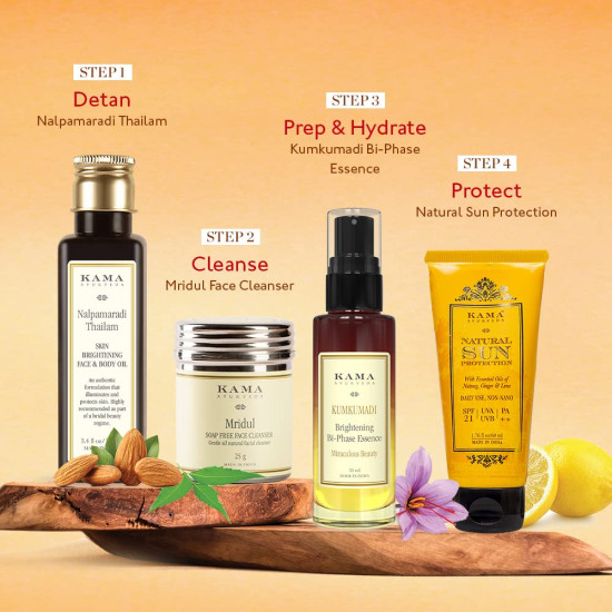Kama Ayurveda Nalpamaradi Skin Brightening Treatment Oil - Natural Skin Illuminator