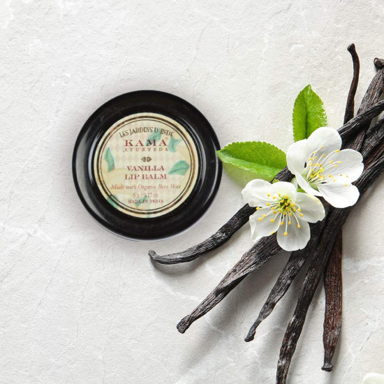 Kama Ayurveda Vanilla Lip Care 5gm - Natural Moisturising Lip Balm