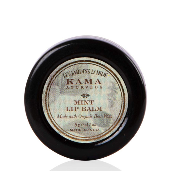 Kama Ayurveda Mint Lip Care 5gm - Natural Moisturising Lip Balm