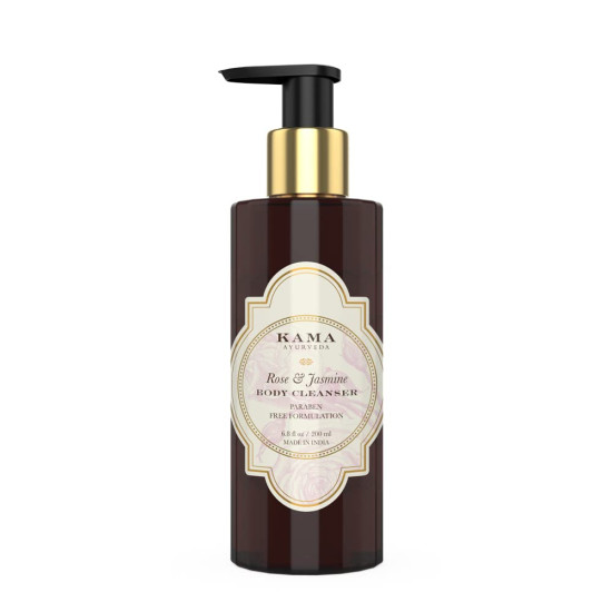 Kama Ayurveda Rose and Jasmine Body Cleanser - SLES & Paraben Free