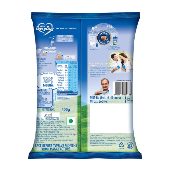 Nestle Everyday Dairy Whitening Powder - Premium Tea Enhancer