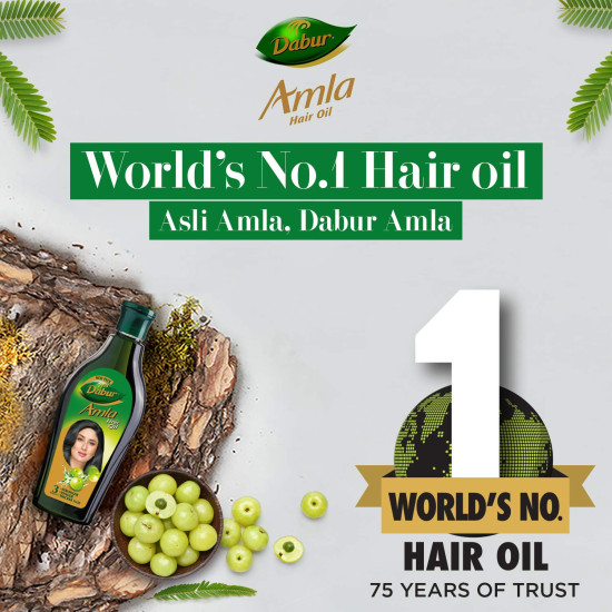 Dabur Amla Hair Oil - For Strong, Long, and Thick Hair