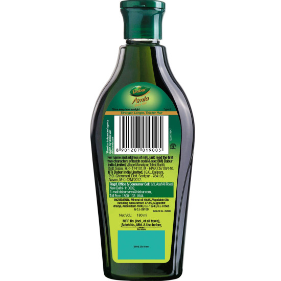Dabur Amla Hair Oil - For Strong, Long, and Thick Hair
