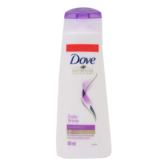 Dove Daily Shine Shampoo 80ml - For Shiny and Soft Hair
