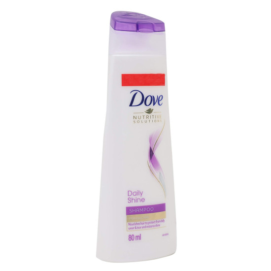 Dove Daily Shine Shampoo 80ml - For Shiny and Soft Hair