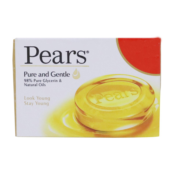Pears Pure & Gentle Soap Bar - Moisturizing & Softening