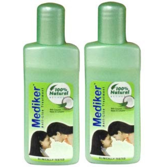 Mediker 2X Anti Lice Remover Treatment Head Shampoo - 100% Lice Removal